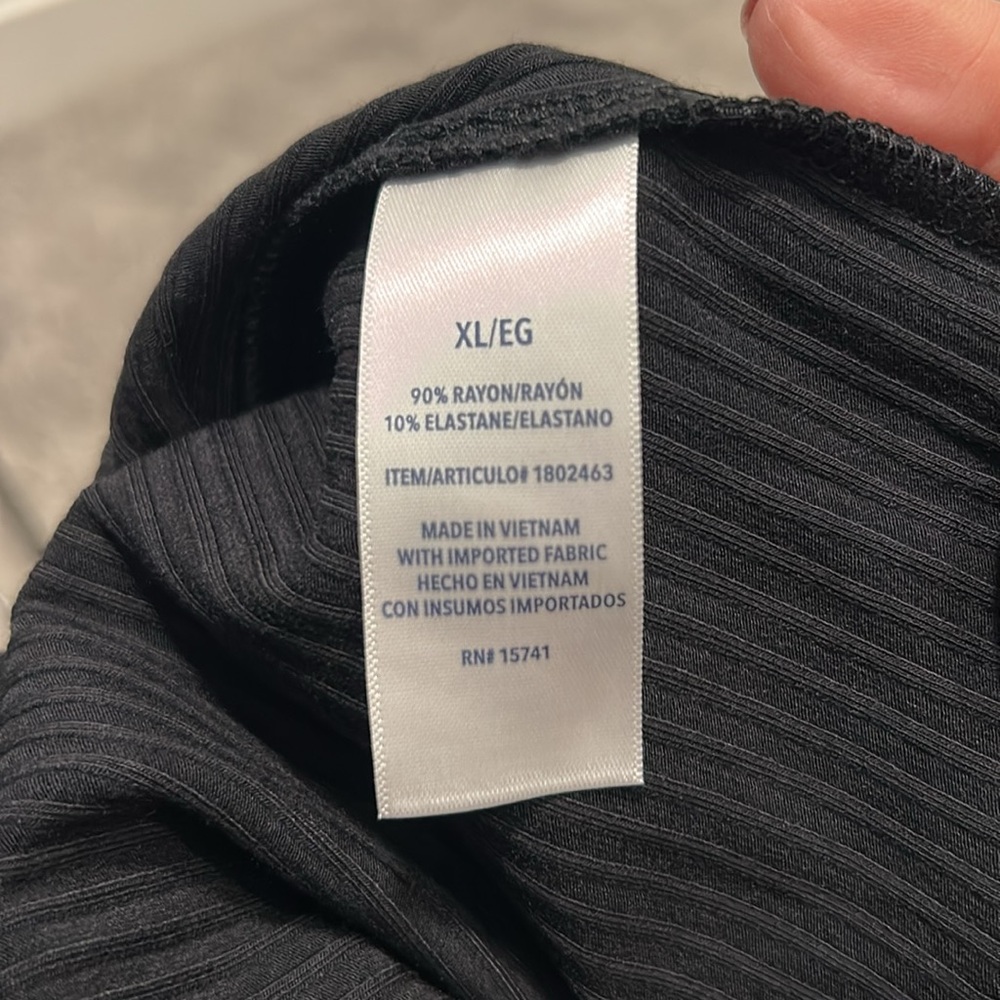Splendid Long Sleeve Ribbed Shirt XL - Picture 5 of 5